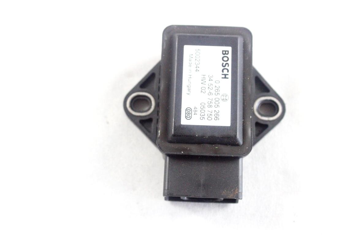 34526758750 SENSORE DI PRESSIONE ESP IMBARDATA BMW SERIE 5 530 D E61 SW 3.0 D 160KW AUT 5P (2005) RICAMBIO USATO 0265005266