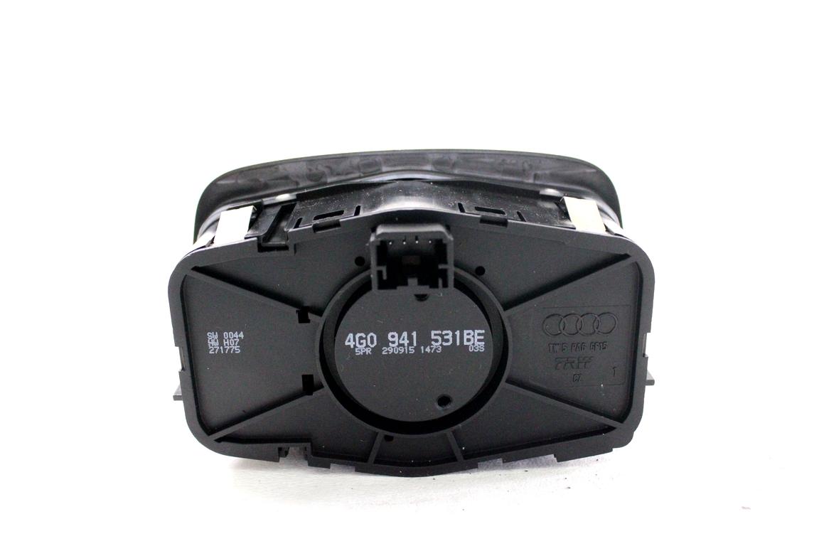 4G0941531BE GRUPPO DI COMANDO INTERRUTTORE LUCI E FARI AUDI A6 C7 2.0 D 140KW AUT 4P (2015) RICAMBIO USATO