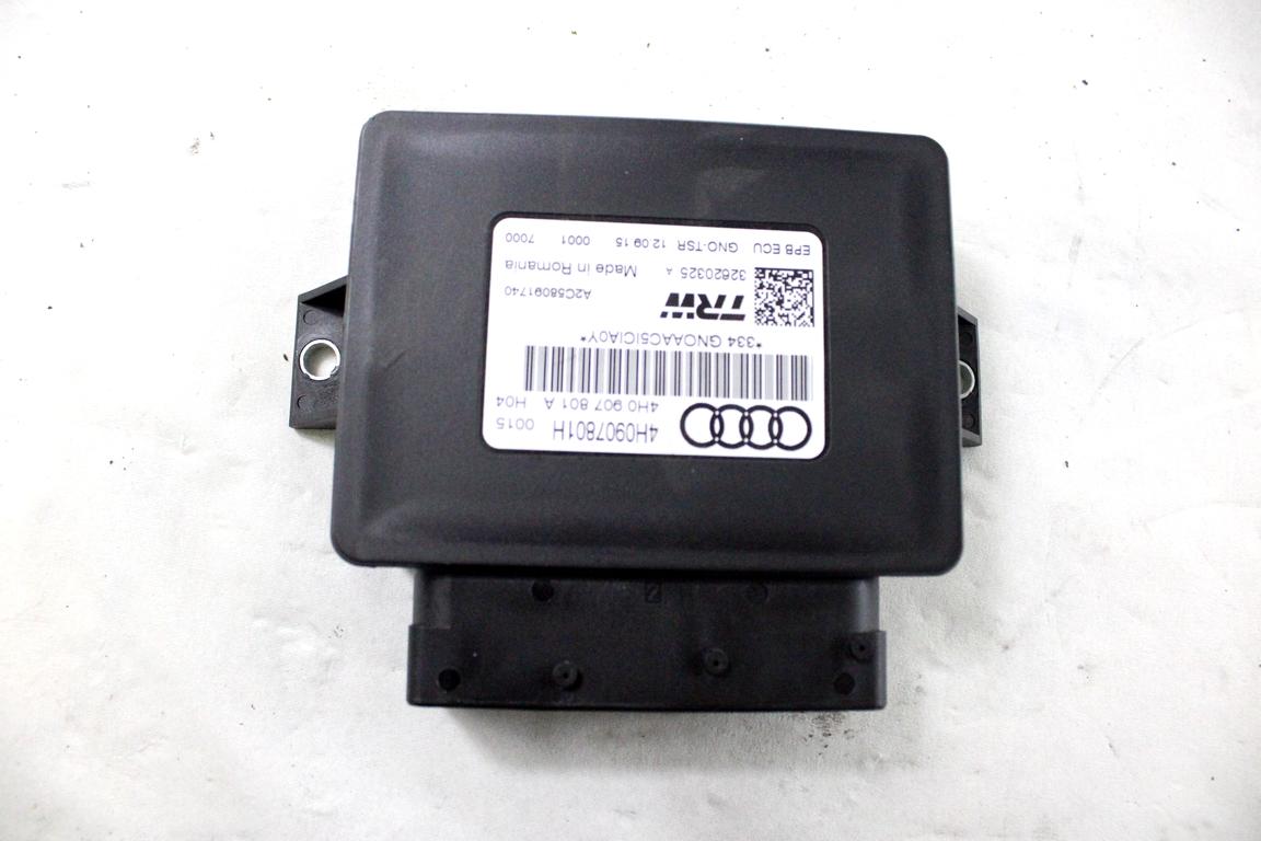 4H0907801H CENTRALINA FRENO DI STAZIONAMENTO A MANO ELETTRICO AUDI A6 C7 2.0 D 140KW AUT 4P (2015) RICAMBIO USATO