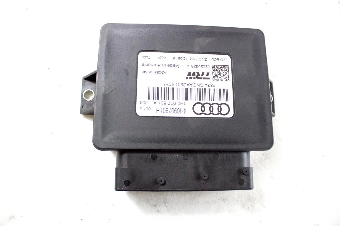 4H0907801H CENTRALINA FRENO DI STAZIONAMENTO A MANO ELETTRICO AUDI A6 C7 2.0 D 140KW AUT 4P (2015) RICAMBIO USATO