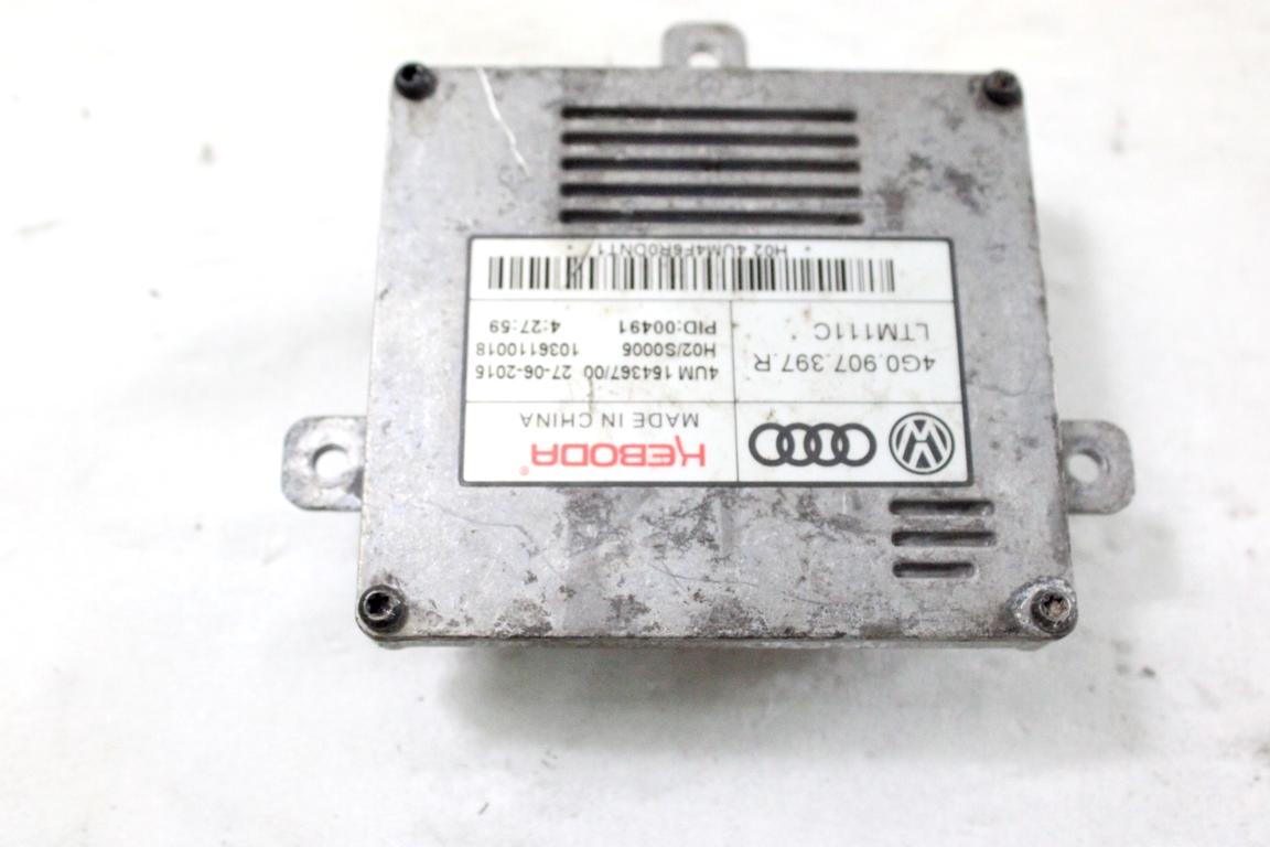 4G0907397R CENTRALINA FARO XENON AUDI A6 C7 2.0 D 140KW AUT 4P (2015) RICAMBIO USATO