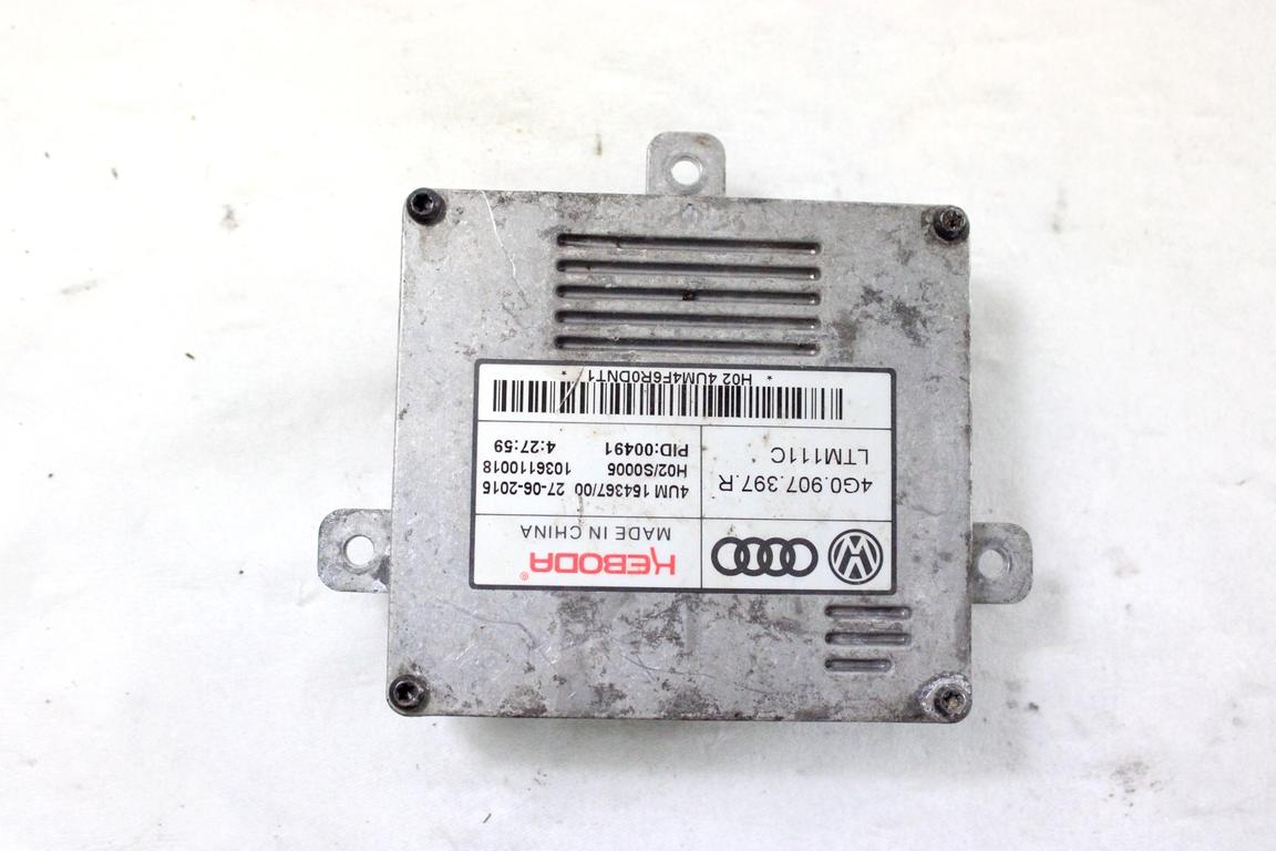 4G0907397R CENTRALINA FARO XENON AUDI A6 C7 2.0 D 140KW AUT 4P (2015) RICAMBIO USATO