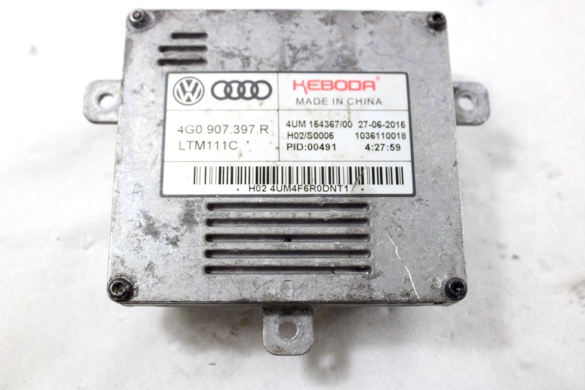 4G0907397R CENTRALINA FARO XENON AUDI A6 C7 2.0 D 140KW AUT 4P (2015) RICAMBIO USATO