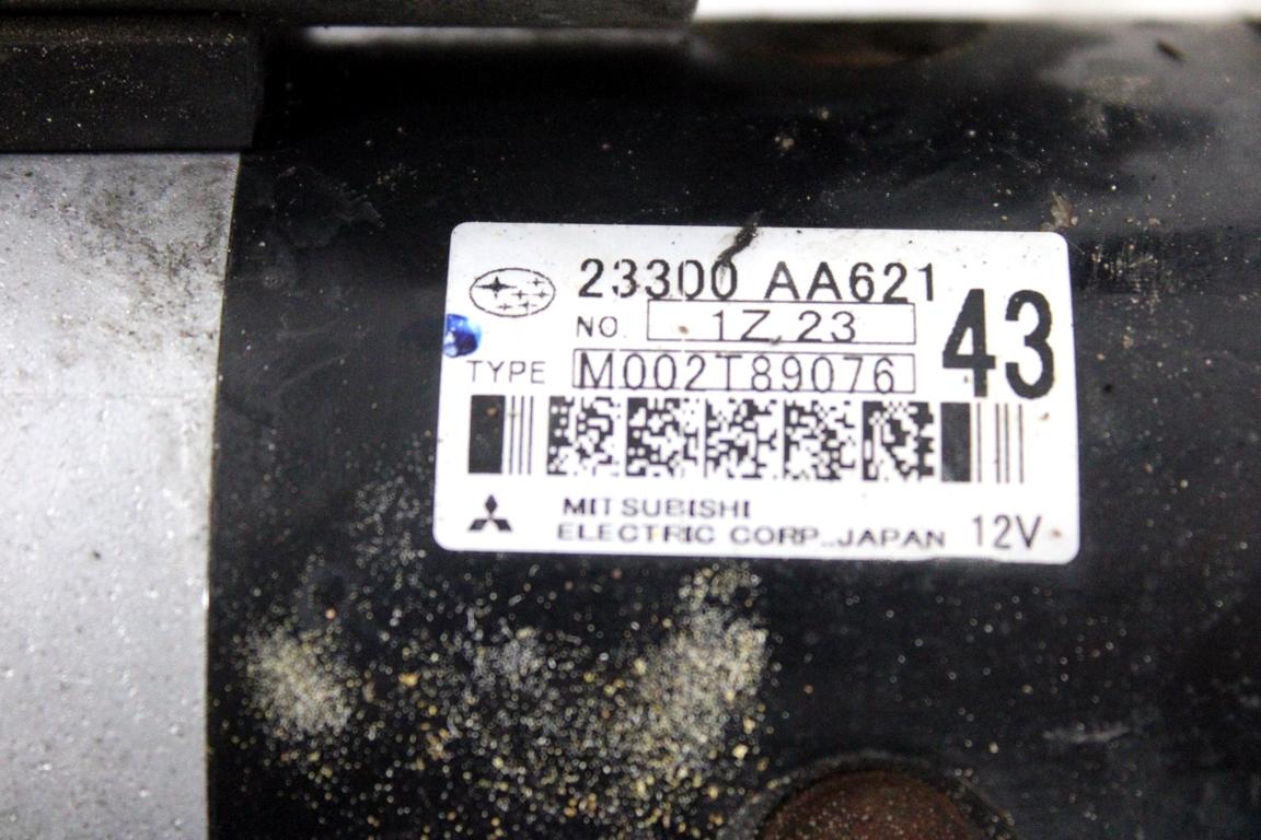 23300AA621 MOTORINO AVVIAMENTO SUBARU LEGACY SW 2.0 D 4X4 110KW 6M 5P (2013) RICAMBIO USATO