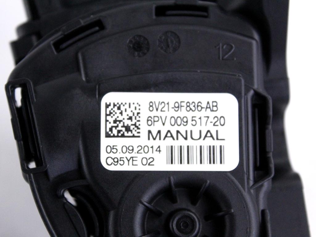 8V21-9F836-AB PEDALE ACCELERATORE FORD FIESTA 1.5 D 55KW 5M 5P (2014) RICAMBIO USATO