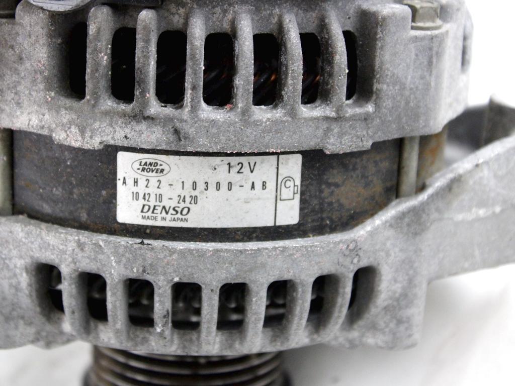 AH22-10300-AB ALTERNATORE LAND ROVER DISCOVERY 4 3.0 D 4X4 155KW AUT 5P (2012) RICAMBIO USATO