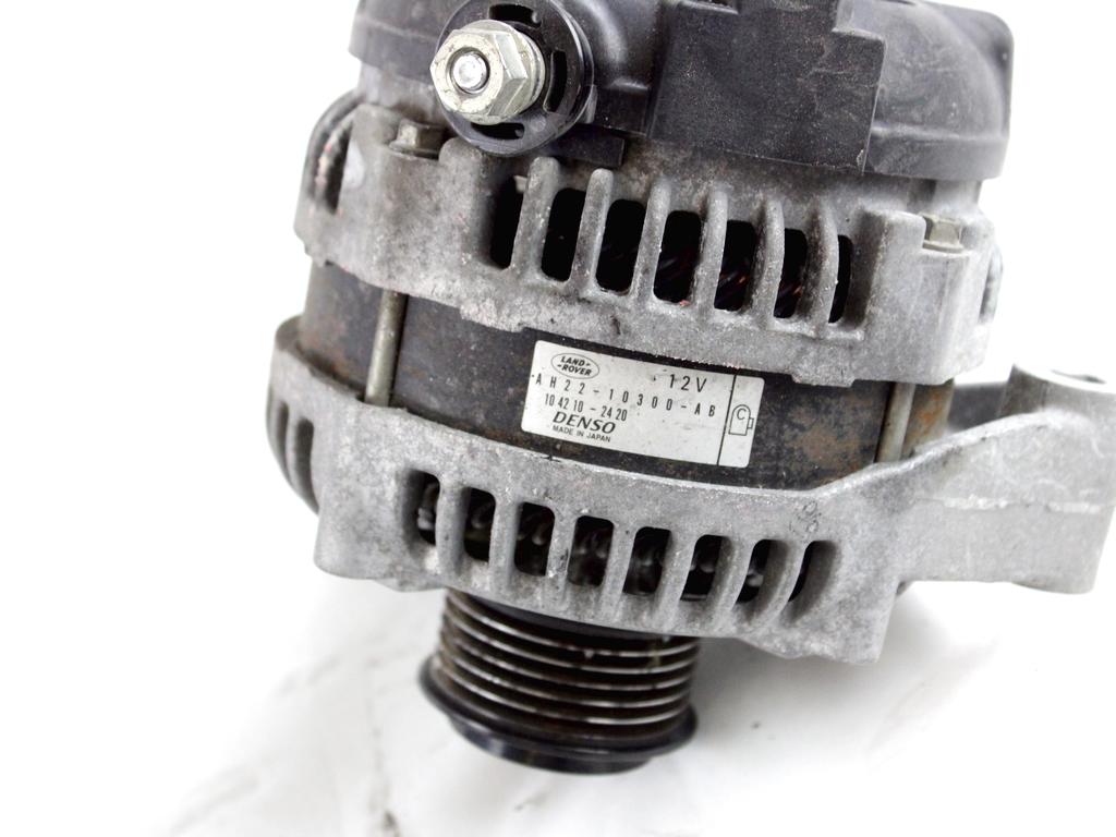 AH22-10300-AB ALTERNATORE LAND ROVER DISCOVERY 4 3.0 D 4X4 155KW AUT 5P (2012) RICAMBIO USATO