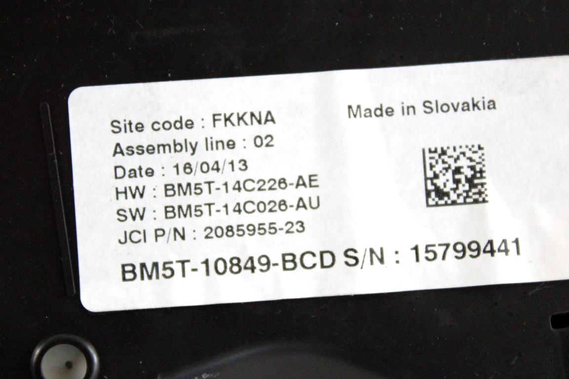 AV61-12A650-BA KIT ACCENSIONE AVVIAMENTO FORD C-MAX 1.6 D 85KW 6M 5P (2013) RICAMBIO USATO CON CENTRALINA MOTORE, BLOCCHETTI ACCENSIONE APERTURA CON CHIAVE DV6T-14A073-BE 3M51-3F880-AE 6E5T-15607-CA BM5T-10849-BCD