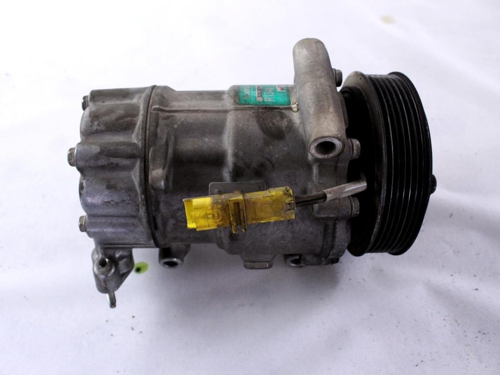 9655191680 COMPRESSORE CLIMATIZZATORE CLIMA A/C CITROEN C3 1.4 B 54KW 5M 5P (2005) RICAMBIO USATO