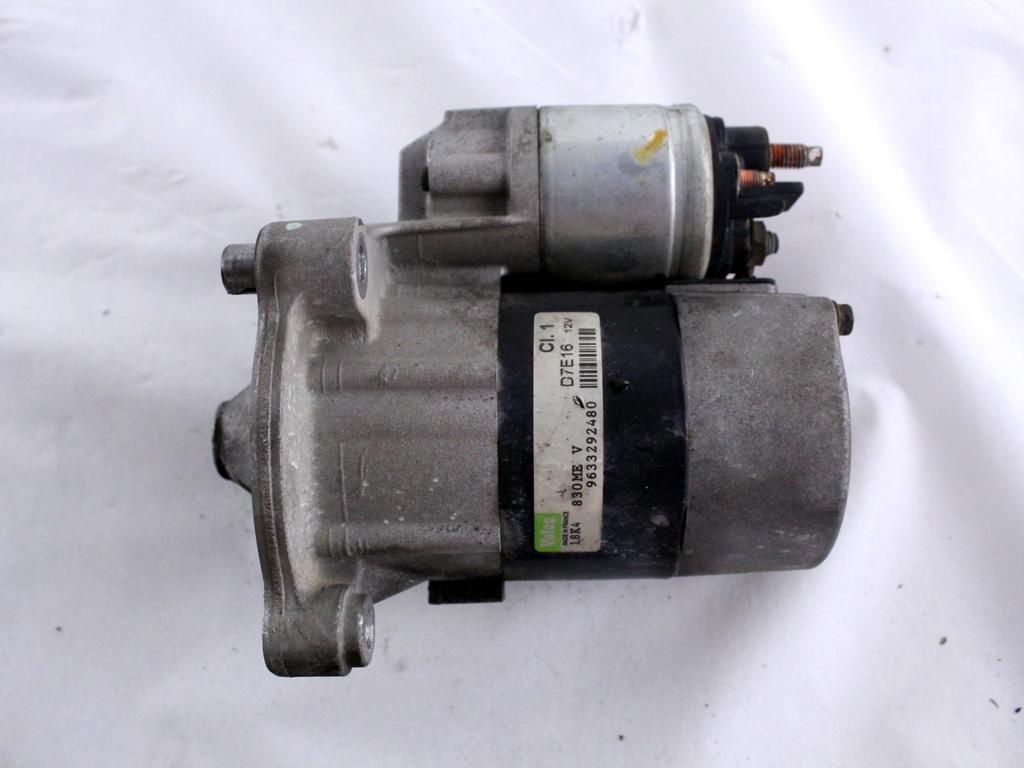 9633292480 MOTORINO AVVIAMENTO CITROEN C3 1.4 B 54KW 5M 5P (2005) RICAMBIO USATO