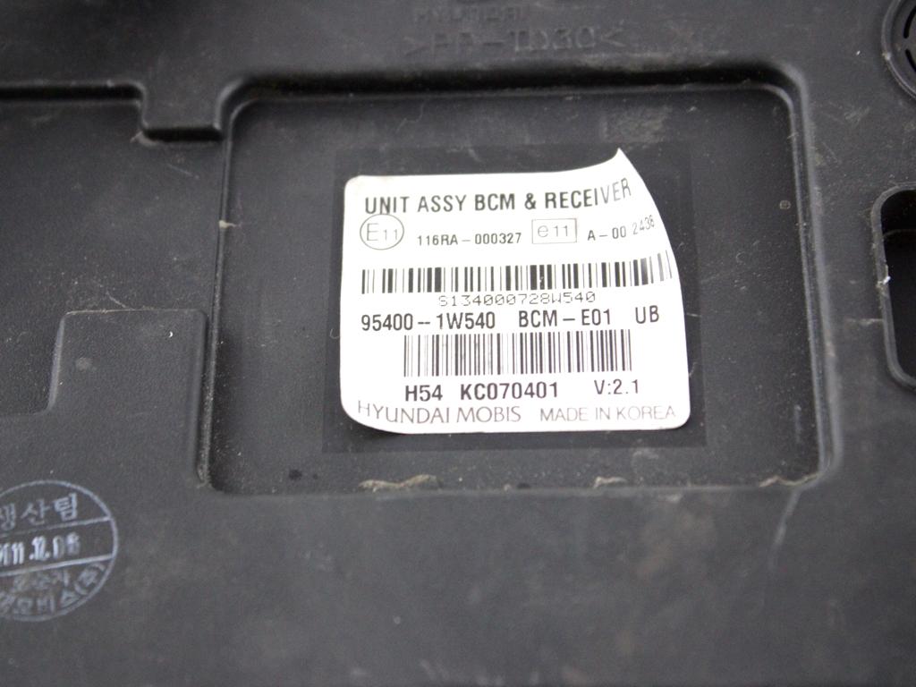 39130-2A270 KIT ACCENSIONE AVVIAMENTO KIA RIO III 1.1 D 55KW 5P 5M (2012) RICAMBIO USATO CON CENTRALINA MOTORE, QUADRO STRUMENTI CONTACHILOMETRI, BLOCCHETTI ACCENSIONE APERTURA CON CHIAVE 95400-1W540 94006-1W042