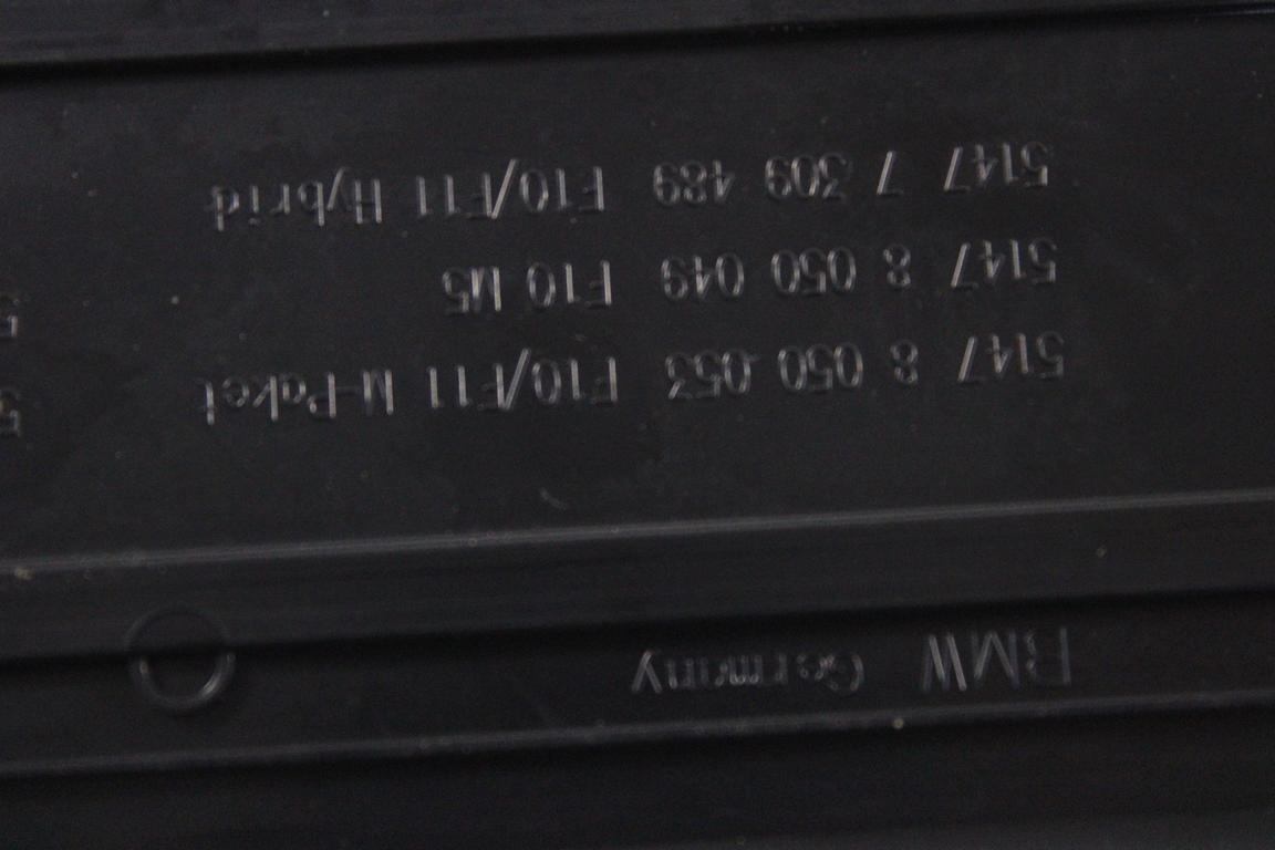 51478050053 RIVESTIMENTO PIEDI BATTITACCO ANTERIORE LATO SINISTRO M SPORT BMW SERIE 5 525XD SW F11 2.0 D 160KW 4X4 AUT 5P (2016) RICAMBIO USATO 