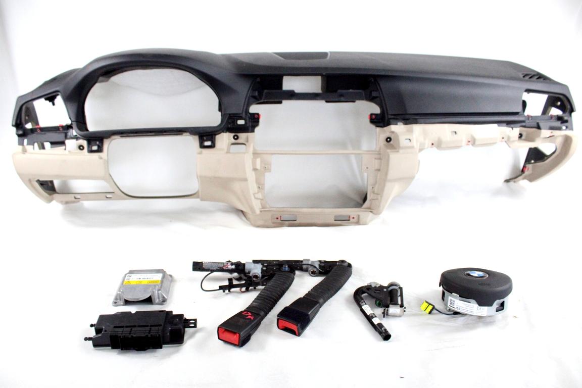 34526878191 KIT AIRBAG BMW SERIE 5 525XD SW F11 2.0 D 160KW 4X4 AUT 5P (2016) RICAMBIO USATO CON PRETENSIONATORI CINTURE DI SICUREZZA, CENTRALINA AIRBAG, AIRBAG VOLANTE GUIDATORE, AIRBAG PASSEGGERO, CRUSCOTTO 0265020806 316807634017 9230398