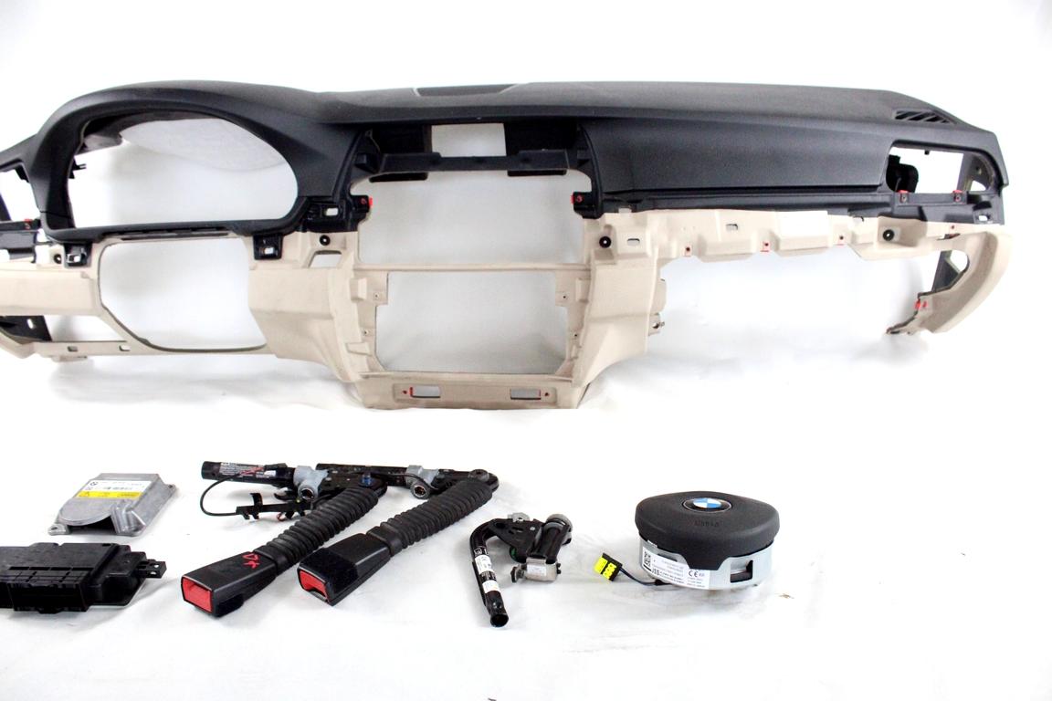 34526878191 KIT AIRBAG BMW SERIE 5 525XD SW F11 2.0 D 160KW 4X4 AUT 5P (2016) RICAMBIO USATO CON PRETENSIONATORI CINTURE DI SICUREZZA, CENTRALINA AIRBAG, AIRBAG VOLANTE GUIDATORE, AIRBAG PASSEGGERO, CRUSCOTTO 0265020806 316807634017 9230398