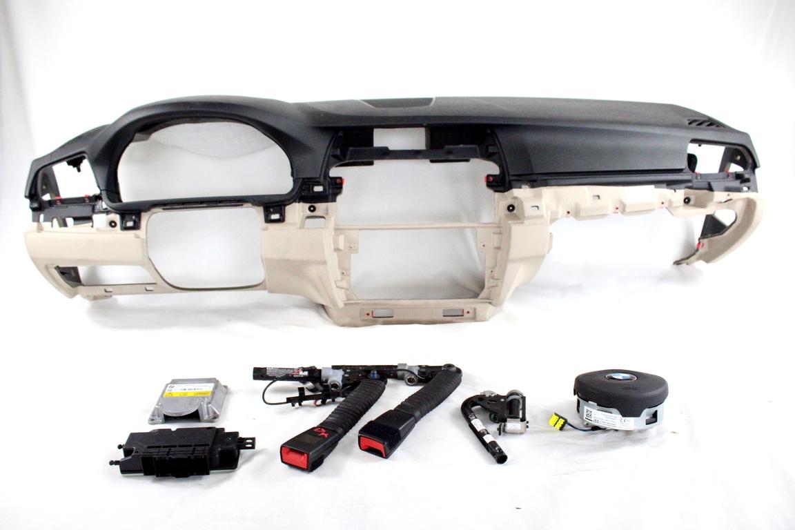 34526878191 KIT AIRBAG BMW SERIE 5 525XD SW F11 2.0 D 160KW 4X4 AUT 5P (2016) RICAMBIO USATO CON PRETENSIONATORI CINTURE DI SICUREZZA, CENTRALINA AIRBAG, AIRBAG VOLANTE GUIDATORE, AIRBAG PASSEGGERO, CRUSCOTTO 0265020806 316807634017 9230398