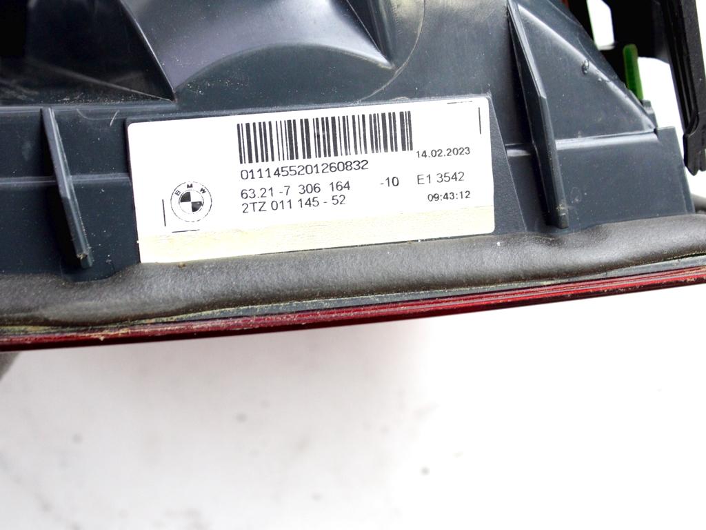 63217306164 FARO FANALE POSTERIORE DESTRO PARTE INTERNA BMW SERIE 5 518D F10 LCI 2.0 D 110KW AUT 4P (2014) RICAMBIO USATO 