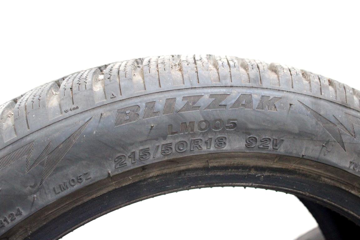 215/50 R18 92V BRIDGESTONE BLIZZAK LM005 8.69MM A3922 PNEUMATICI INVERNALI M+S (QUANTITA' 2 GOMME)