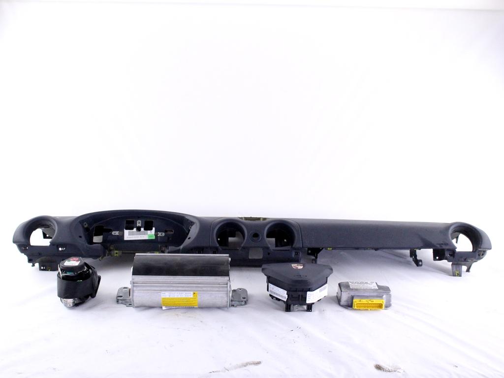 99761821708 KIT AIRBAG PORSCHE CAYMAN 987 MK2 2.9 B 195KW 6M 3P (2009) RICAMBIO USATO CON PRETENSIONATORI CINTURE DI SICUREZZA, CENTRALINA AIRBAG, AIRBAG VOLANTE GUIDATORE, AIRBAG PASSEGGERO, CRUSCOTTO 98780303303 99780307101 997803089 98755210118FSA