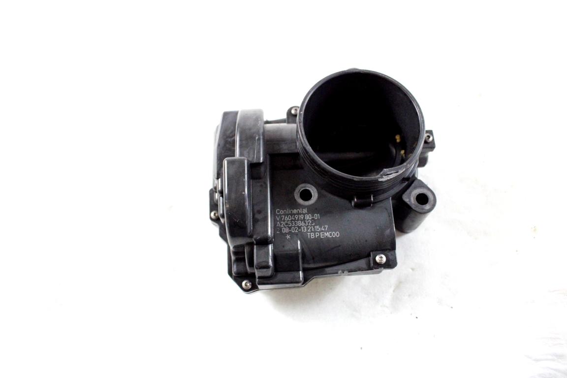 7604919 CORPO FARFALLATO VALVOLA A FARFALLA CITROEN C3 1.4 G 70KW 5M 5P (2013) RICAMBIO USATO