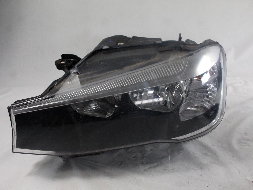 63117334075 FARO FANALE ANTERIORE SINISTRO PER VEICOLI CON GUIDA A DESTRA BMW X3 F25 RHD 2.0 D 4X4 140KW AUT 5P (2015) RICAMBIO USATO