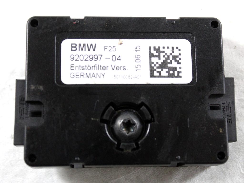 9202997 CENTRALINA AMPLIFICATORE ANTENNA BMW X3 F25 RHD 2.0 D 4X4 140KW AUT 5P (2015) RICAMBIO USATO