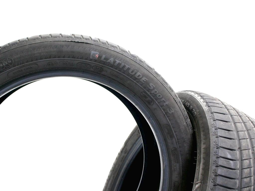 255/45 R20 105V MICHELIN LATITUDE SPORT 3 7,33MM 6,56MM 0722 PNEUMATICI ESTIVI (QUANTITA' 2 GOMME)