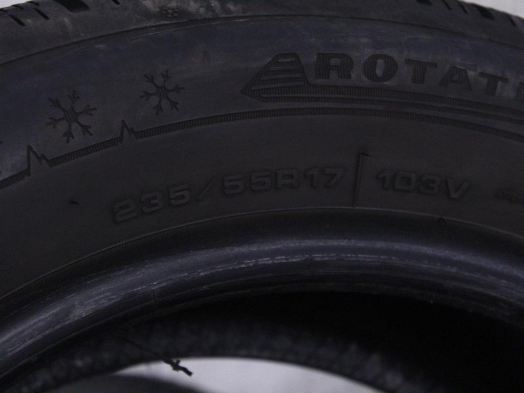 235/55 R17 103V DUNLOP WINTER SPORT 5 SUV 7,29MM A2621 PNEUMATICI INVERNALI M+S (QUANTITA' A GOMME) RICAMBIO USATO