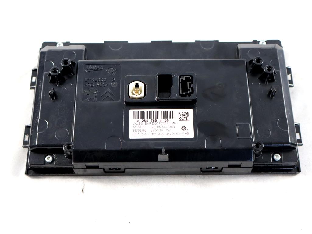 9828476980 DISPLAY COMPUTER DI BORDO PEUGEOT 308 SW 1.5 D 96KW 6M 5P (2019) RICAMBIO USATO