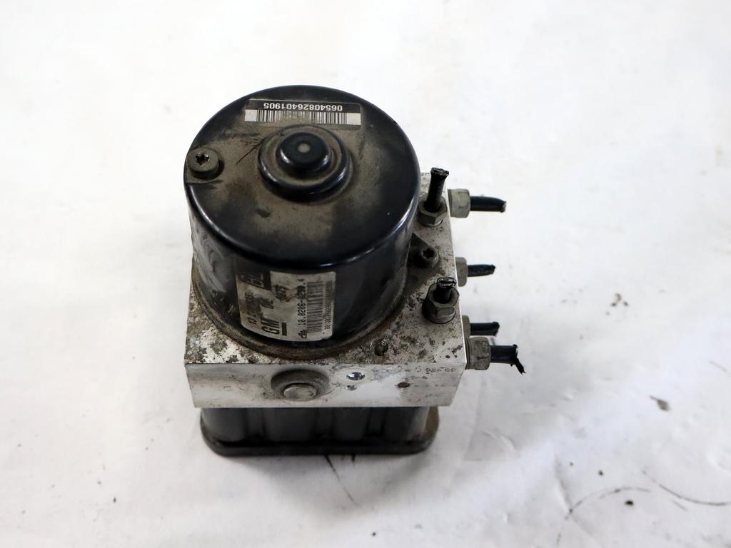 13246535 CENTRALINA POMPA AGGREGATO ABS OPEL ASTRA H SW 1.7 D 81KW 6M 5P (2010) RICAMBIO USATO 10.0206-0290.4 10.0960-0554.3