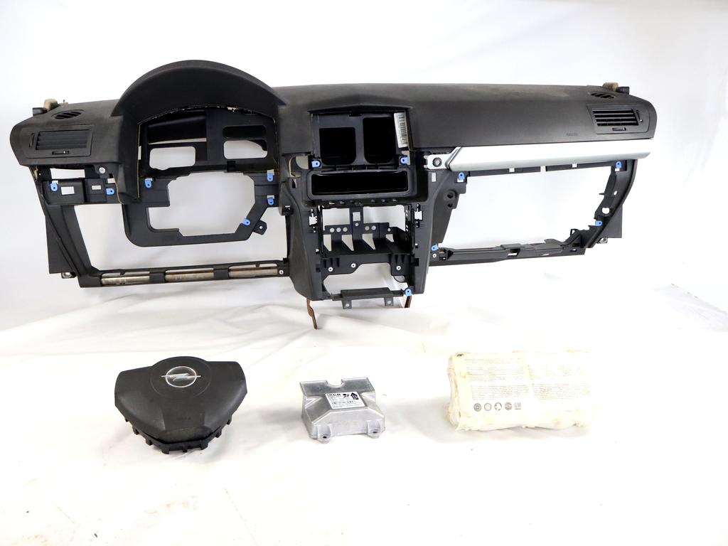 13288175 KIT AIRBAG OPEL ASTRA H SW 1.7 D 81KW 6M 5P (2010) RICAMBIO USATO CON CENTRALINA AIRBAG, AIRBAG VOLANTE GUIDATORE, AIRBAG PASSEGGERO, CRUSCOTTO 93862633 13168095