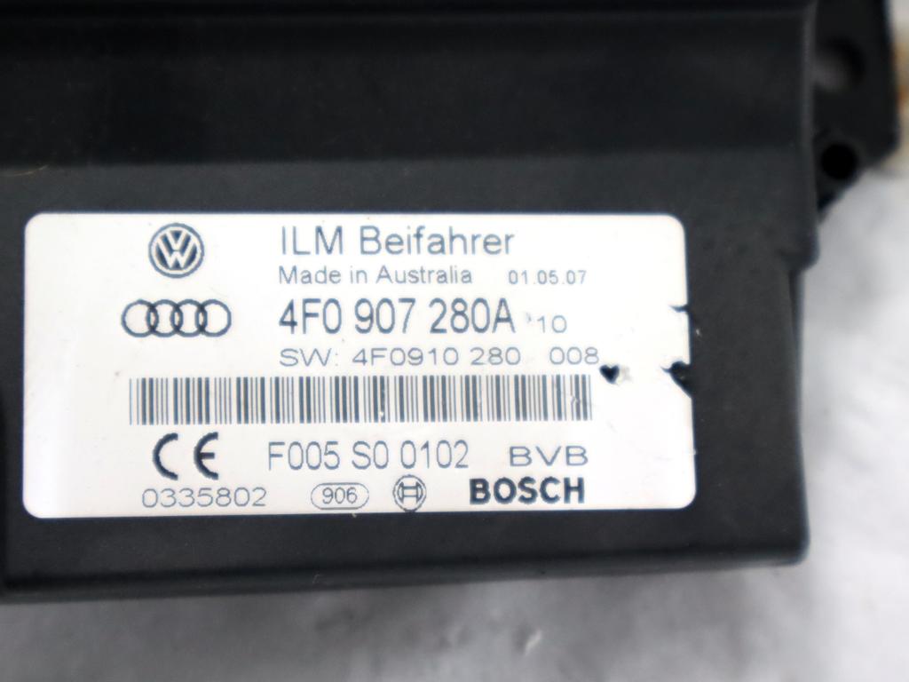 4F0907280A CENTRALINA BODY COMPUTER AUDI A6 SW 3.0 D 4X4 171KW AUT 5P (2007) RICAMBIO USATO