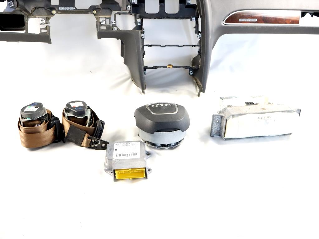 4F0959655B KIT AIRBAG AUDI A6 SW 3.0 D 4X4 171KW AUT 5P (2007) RICAMBIO USATO CON PRETENSIONATORI CINTURE DI SICUREZZA, CENTRALINA AIRBAG, AIRBAG VOLANTE GUIDATORE, AIRBAG PASEGGERO, CRUSCOTTO 4F0880201BA6PS 4F1880204F