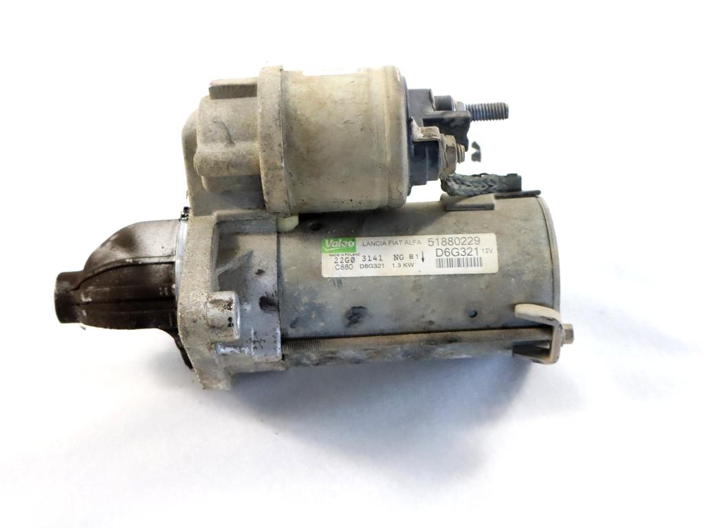 51880229 MOTORINO AVVIAMENTO FIAT PUNTO EVO 1.3 D 55KW 5M 5P (2010) RICAMBIO USATO