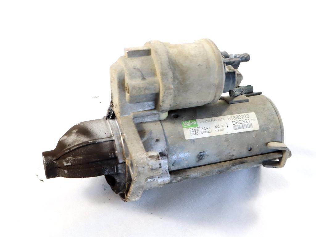 51880229 MOTORINO AVVIAMENTO FIAT PUNTO EVO 1.3 D 55KW 5M 5P (2010) RICAMBIO USATO