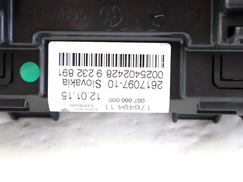 62109371008 QUADRO STRUMENTI CONTACHILOMETRI BMW SERIE 2 216D F45 ACTIVE TOURER 1.5 D 85KW 6M 5P (2015) RICAMBIO USATO