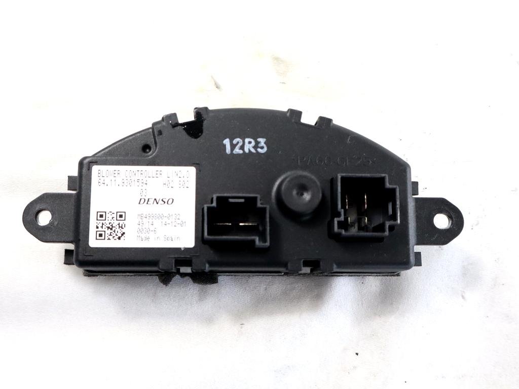 64119301594 RESISTENZA RISCALDAMENTO CLIMATIZZATORE BMW SERIE 2 216D F45 ACTIVE TOURER 1.5 D 85KW 6M 5P (2015) RICAMBIO USATO