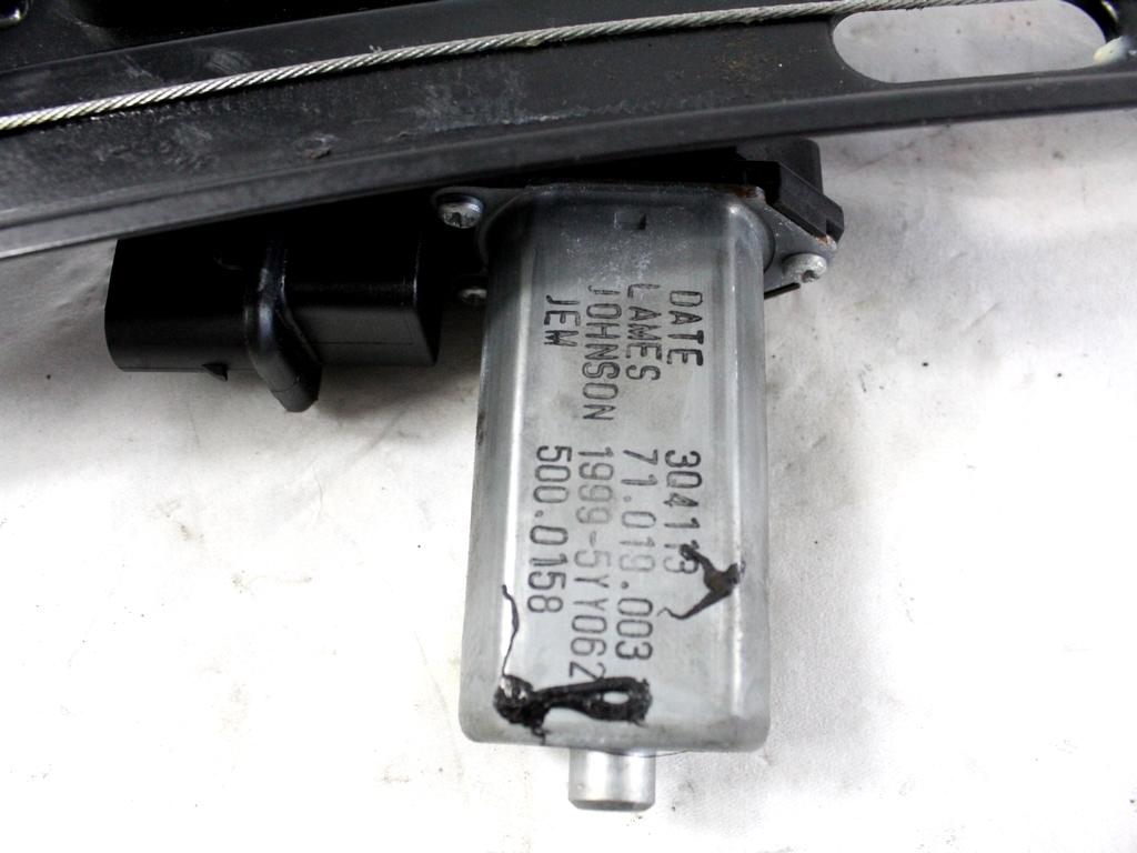 2574207 MOTORINO MECCANISMO ALZA-VETRO ALZA-CRISTALLO PORTA POSTERIORE SINISTRA BMW SERIE 2 216D F45 ACTIVE TOURER 1.5 D 85KW 6M 5P (2015) RICAMBIO USATO 67627354890