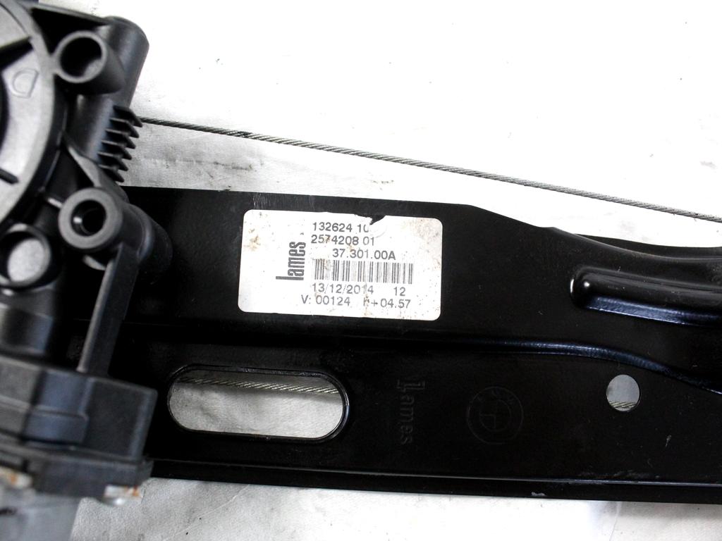 2574208 MOTORINO MECCANISMO ALZA-VETRO ALZA-CRISTALLO PORTA POSTERIORE DESTRA BMW SERIE 2 216D F45 ACTIVE TOURER 1.5 D 85KW 6M 5P (2015) RICAMBIO USATO 67627354889