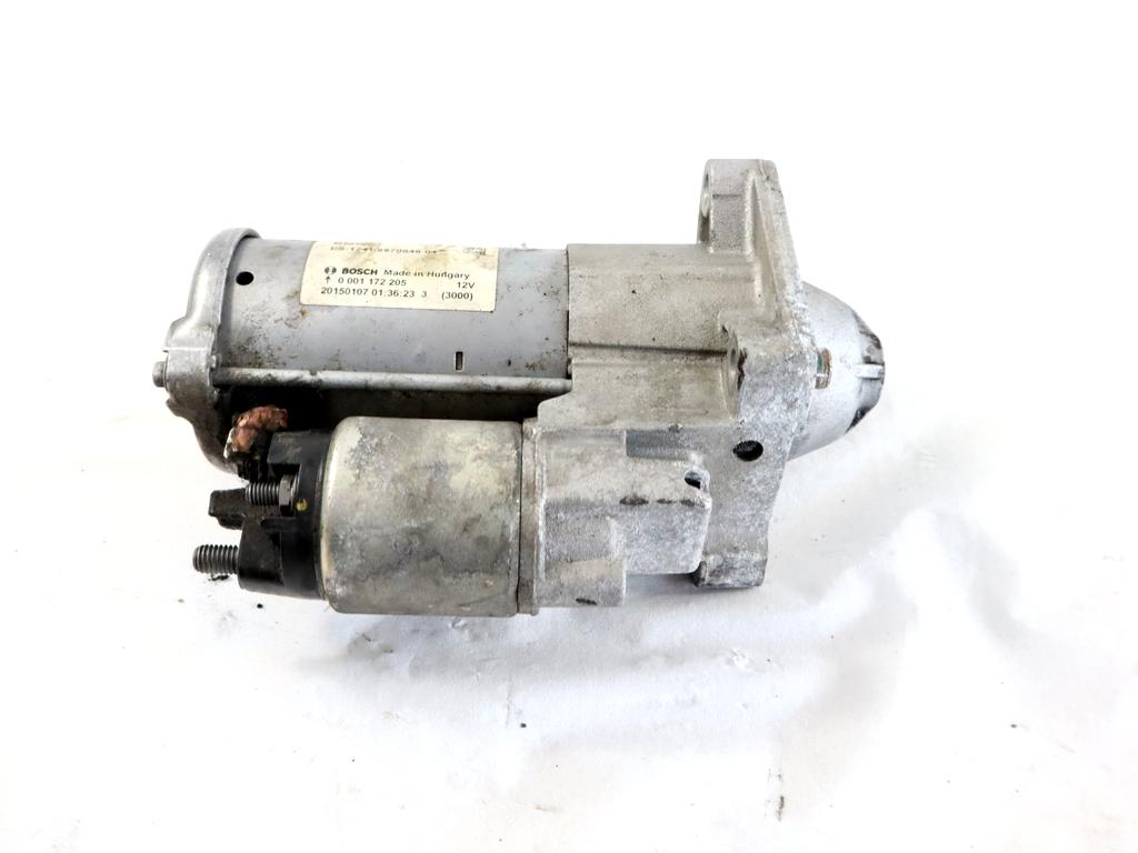 12418570848 MOTORINO AVVIAMENTO BMW SERIE 2 216D F45 ACTIVE TOURER 1.5 D 85KW 6M 5P (2015) RICAMBIO USATO 0001172205