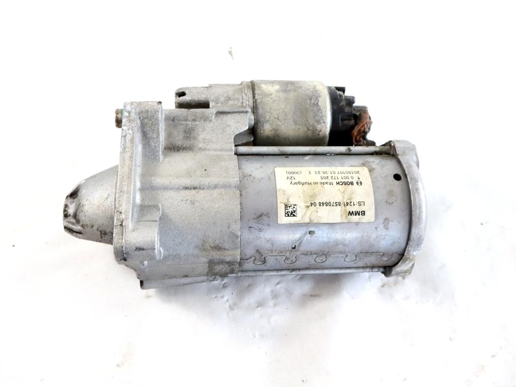 12418570848 MOTORINO AVVIAMENTO BMW SERIE 2 216D F45 ACTIVE TOURER 1.5 D 85KW 6M 5P (2015) RICAMBIO USATO 0001172205