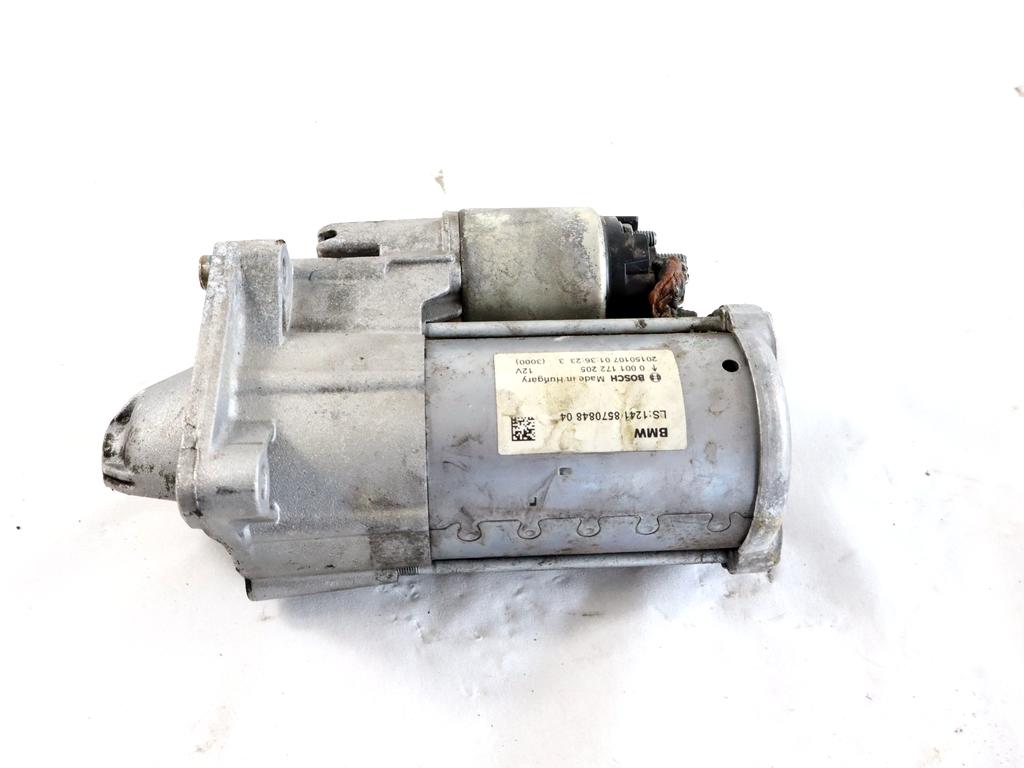 12418570848 MOTORINO AVVIAMENTO BMW SERIE 2 216D F45 ACTIVE TOURER 1.5 D 85KW 6M 5P (2015) RICAMBIO USATO 0001172205