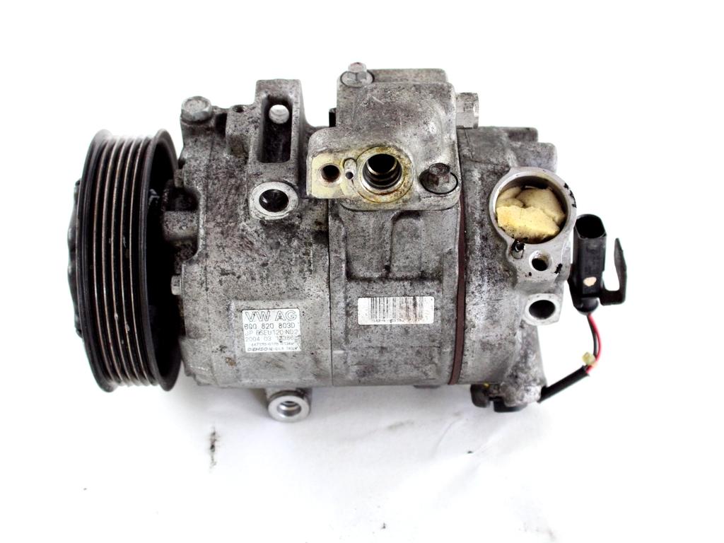 6Q0820803D COMPRESSORE CLIMATIZZATORE CLIMA A/C VOLKSWAGEN FOX 1.4 D 51KW 5M 3P (2005) RICAMBIO USATO