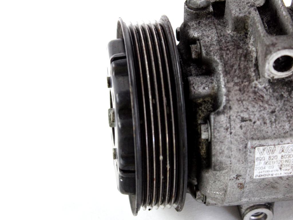 6Q0820803D COMPRESSORE CLIMATIZZATORE CLIMA A/C VOLKSWAGEN FOX 1.4 D 51KW 5M 3P (2005) RICAMBIO USATO