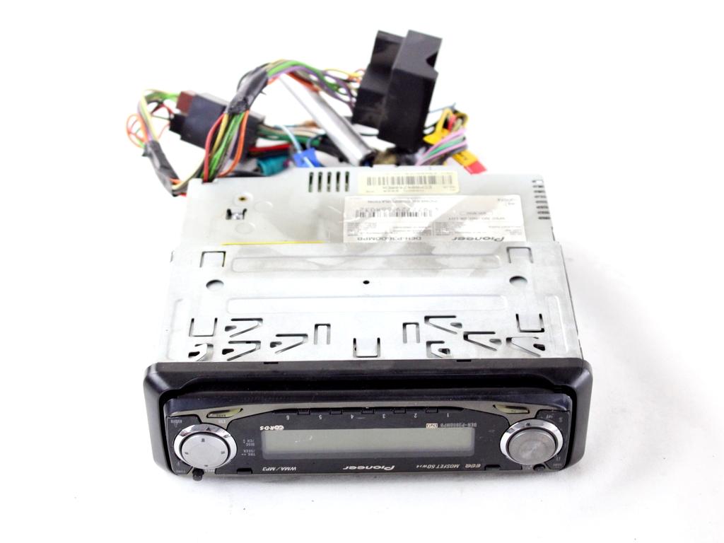 DEH-P3600MPB AUTORADIO AFTERMARKET PIONEER VOLKSWAGEN FOX 1.4 D 51KW 5M 3P (2005) RICAMBIO USATO (NON FORNIAMO CODICE AUTORADIO,MA SOLO NUMERO DI TELAIO VEICOLO)