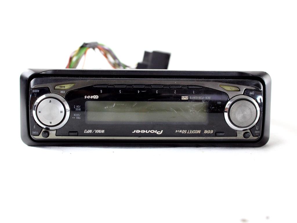 DEH-P3600MPB AUTORADIO AFTERMARKET PIONEER VOLKSWAGEN FOX 1.4 D 51KW 5M 3P (2005) RICAMBIO USATO (NON FORNIAMO CODICE AUTORADIO,MA SOLO NUMERO DI TELAIO VEICOLO)