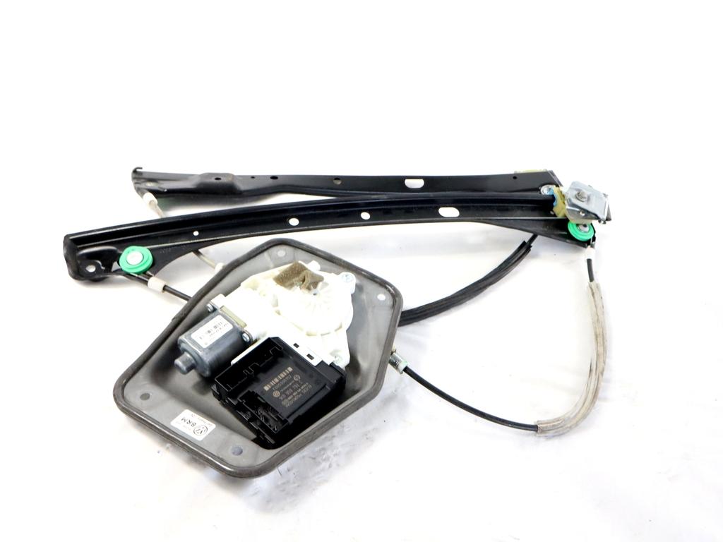 5M0837462 MOTORINO MECCANISMO ALZA-VETRO ALZA-CRISTALLO PORTA ANTERIORE DESTRA VOLKSWAGEN GOLF PLUS 1.9 D 77KW 5M 5P (2005) RICAMBIO USATO 5M1837402 1K0959702E 1K0959792C