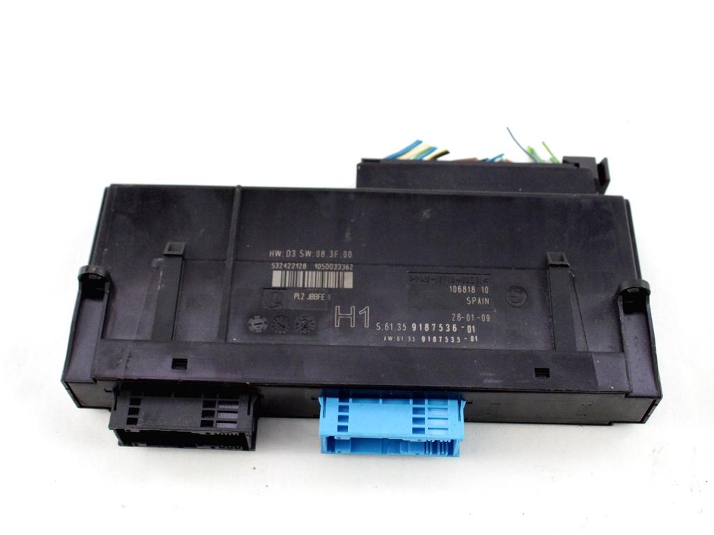 61359187536 CENTRALINA BODY COMPUTER BMW SERIE 3 E90 R 318 I  2.0 B 105KW AUT 4P (2008) RICAMBIO USATO