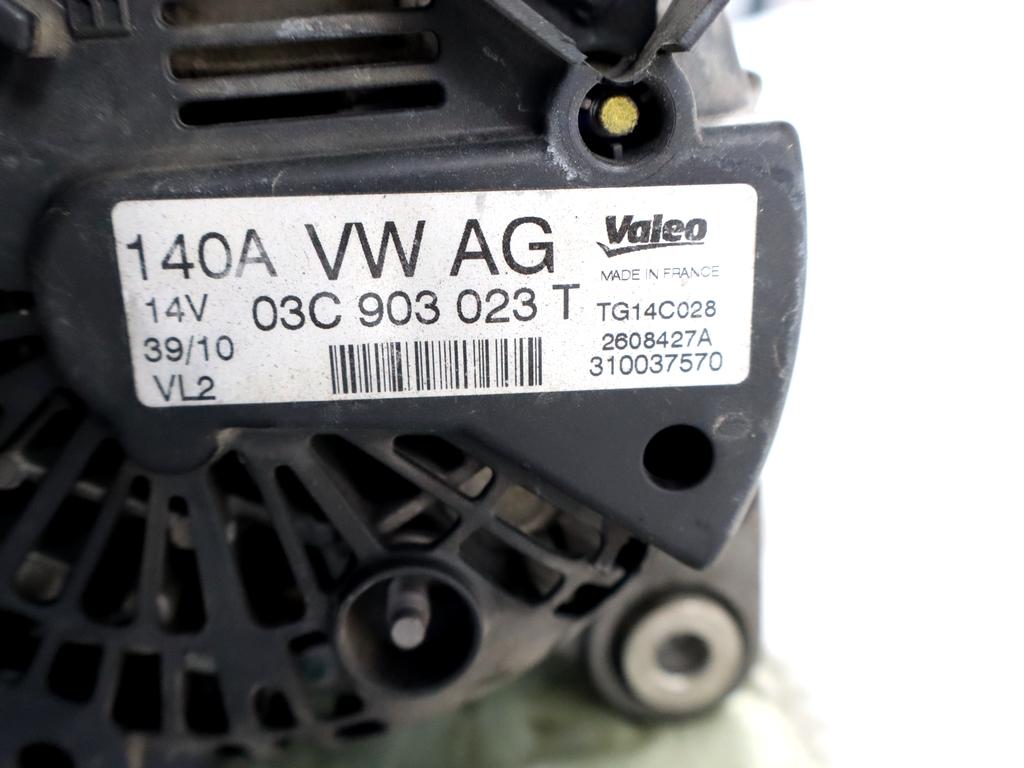 03C903023T ALTERNATORE AUDI A1 1.4 B 90KW AUT 3P (2011) RICAMBIO USATO