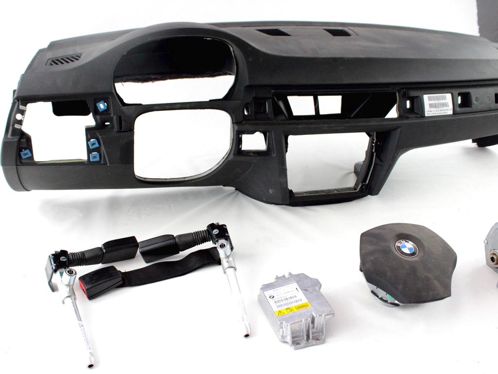 65779184432 KIT AIRBAG  BMW SERIE 3 E90 R 318 I  2.0 B 105KW AUT 4P (2008) RICAMBIO USATO CON CENTRALINA AIRBAG, PRETENSIONATORI CINTURE DI SICUREZZA, AIRBAG VOLANTE, AIRBAG PASSEGGERO 6779829 72129138247 72117213563 72117213564 