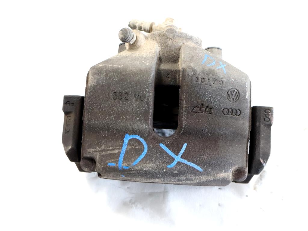 1K0615124E PINZA FRENO ANTERIORE DESTRA AUDI A1 1.4 B 90KW AUT 3P (2011) RICAMBIO USATO